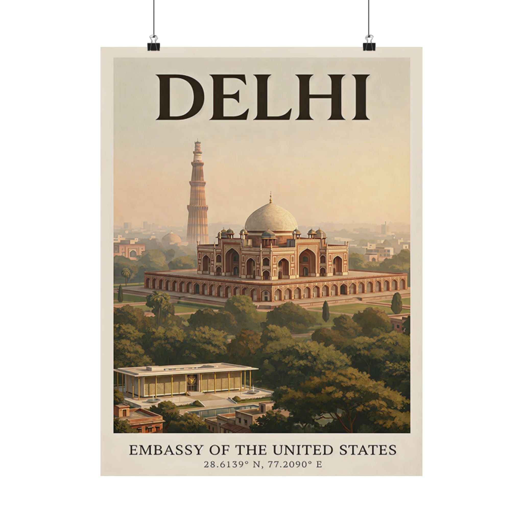 Delhi Embassy Poster
