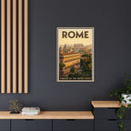 Rome Embassy Wrapped Canvas Framed