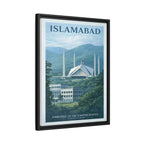 Islamabad Embassy Wrapped Canvas Framed
