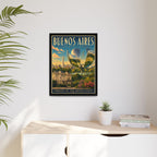 Buenos Aires Embassy Wrapped Canvas Framed