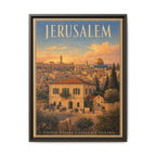 Jerusalem Consulate General Wrapped Canvas Framed