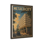 Mexico City Embassy Wrapped Canvas Framed