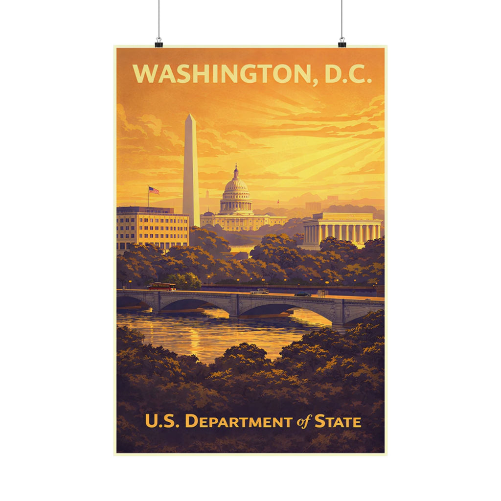 Washington D.C. Department of State Poster