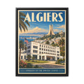 Algiers Embassy Wrapped Canvas Framed