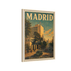 Madrid Embassy Wrapped Canvas Framed