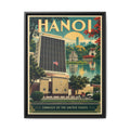Hanoi Embassy Wrapped Canvas Framed