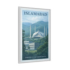 Islamabad Embassy Wrapped Canvas Framed