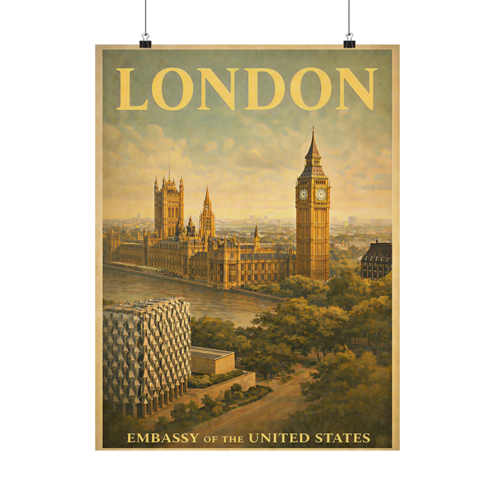 London Embassy Poster