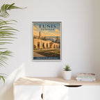 Tunis Embassy Wrapped Canvas Framed