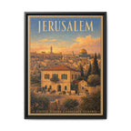 Jerusalem Consulate General Wrapped Canvas Framed