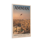 Amman Embassy Wrapped Canvas