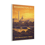 Washington D.C. Department of State Wrapped Canvas