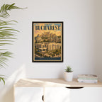 Bucharest Embassy Wrapped Canvas Framed