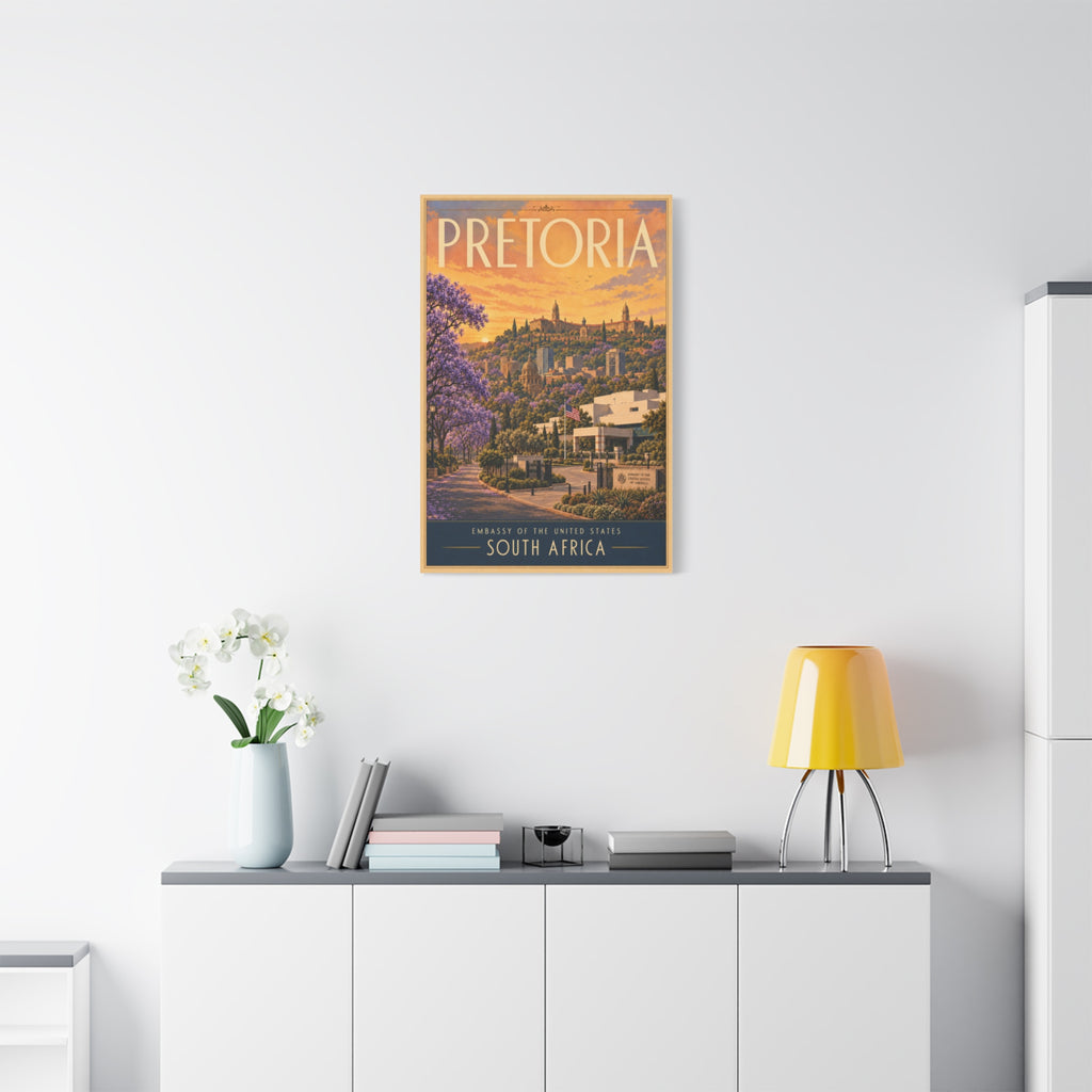 Pretoria Embassy Wrapped Canvas