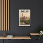 Delhi Embassy Wrapped Canvas Framed