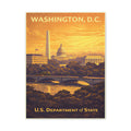 Washington D.C. Department of State Wrapped Canvas