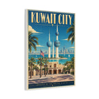 Kuwait City Embassy Wrapped Canvas