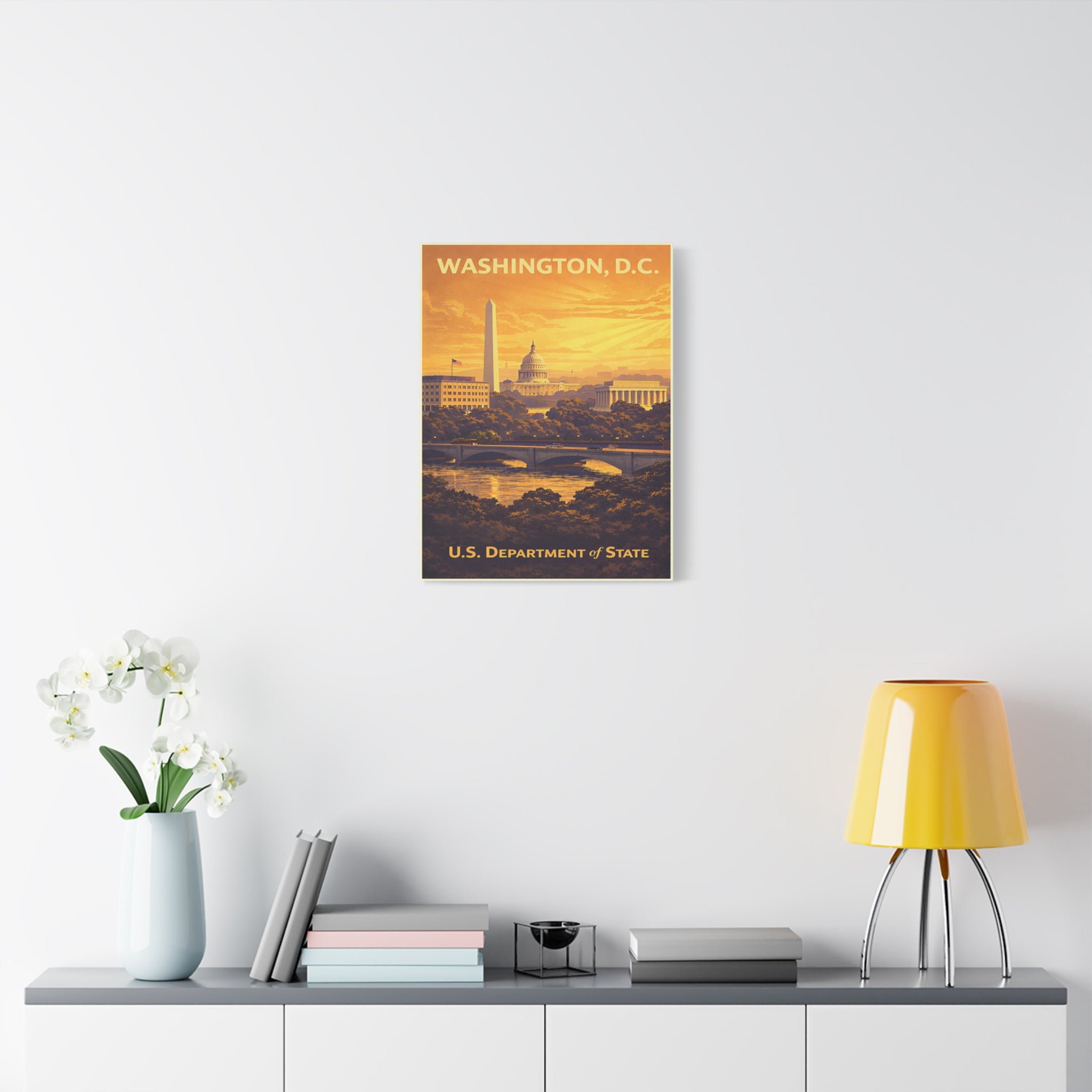 Washington D.C. Department of State Wrapped Canvas