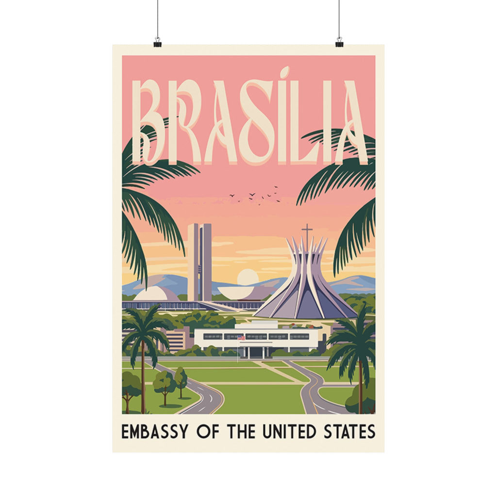 Brasília Embassy Poster