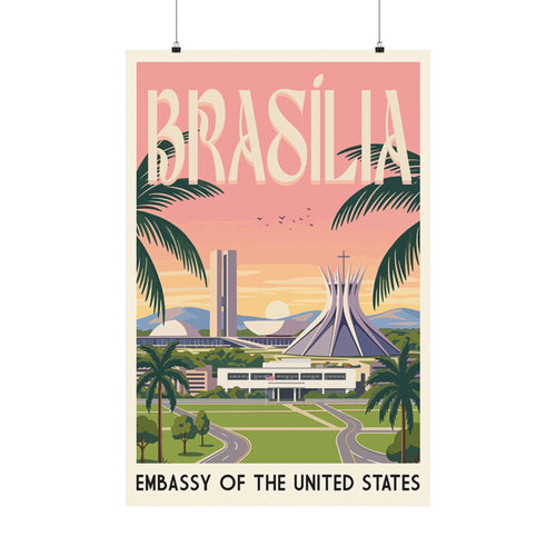 Brasília Embassy Poster