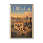 Jerusalem Consulate General Wrapped Canvas Framed