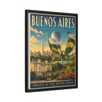 Buenos Aires Embassy Wrapped Canvas Framed