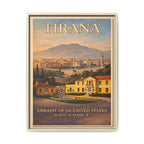 Tirana Embassy Wrapped Canvas Framed