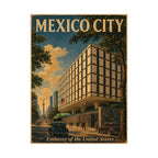 Mexico City Embassy Poster