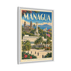 Managua Embassy Wrapped Canvas Framed