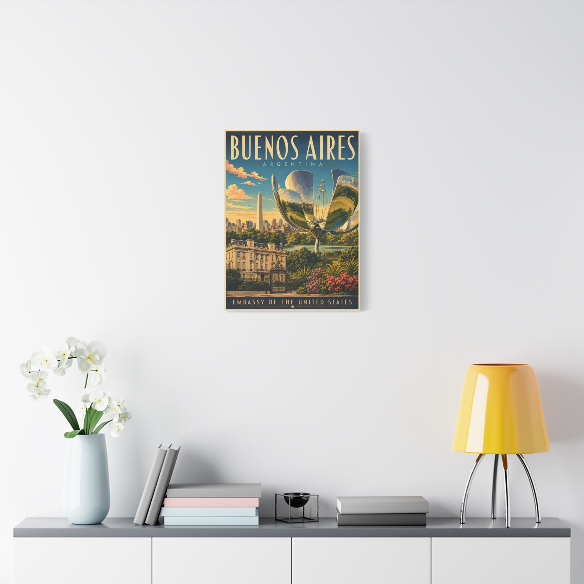 Buenos Aires Embassy Wrapped Canvas