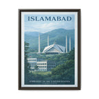 Islamabad Embassy Wrapped Canvas Framed
