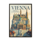 Vienna Embassy Wrapped Canvas Framed