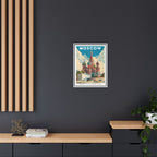 Moscow Embassy Wrapped Canvas Framed