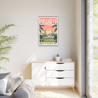Brasília Embassy Wrapped Canvas Framed