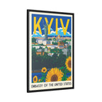 Kyiv Embassy Wrapped Canvas Framed