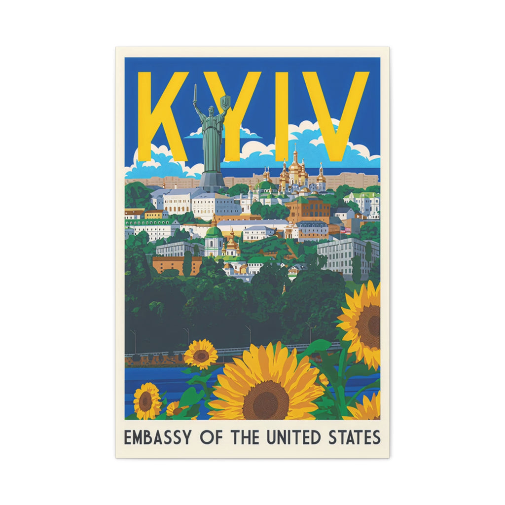 Kyiv Embassy Wrapped Canvas