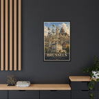 Brussels Embassy Wrapped Canvas Framed
