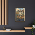 Copenhagen Embassy Wrapped Canvas Framed