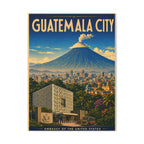 Guatemala City Embassy Wrapped Canvas