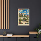 Managua Embassy Wrapped Canvas Framed