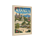Managua Embassy Wrapped Canvas Framed