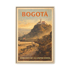 Bogotá Embassy Wrapped Canvas Framed