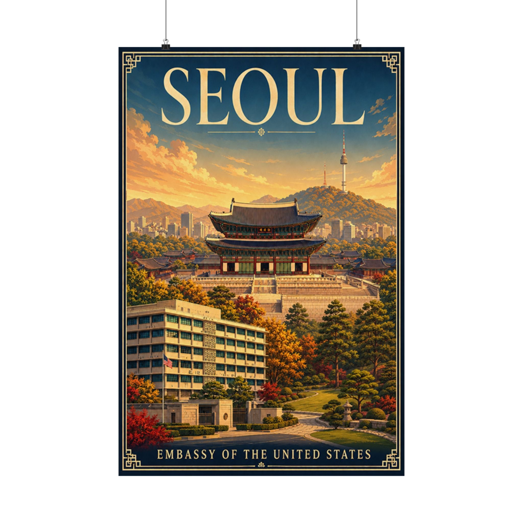 Seoul Embassy Poster