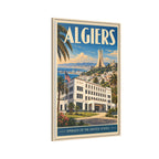 Algiers Embassy Wrapped Canvas Framed