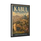 Kabul Embassy Wrapped Canvas Framed
