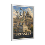 Brussels Embassy Wrapped Canvas Framed