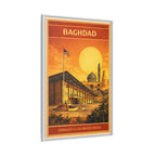 Baghdad Embassy Wrapped Canvas Framed