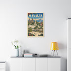 Managua Embassy Wrapped Canvas