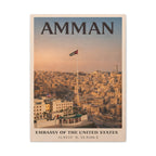 Amman Embassy Wrapped Canvas