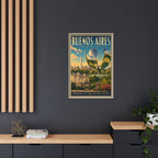 Buenos Aires Embassy Wrapped Canvas Framed
